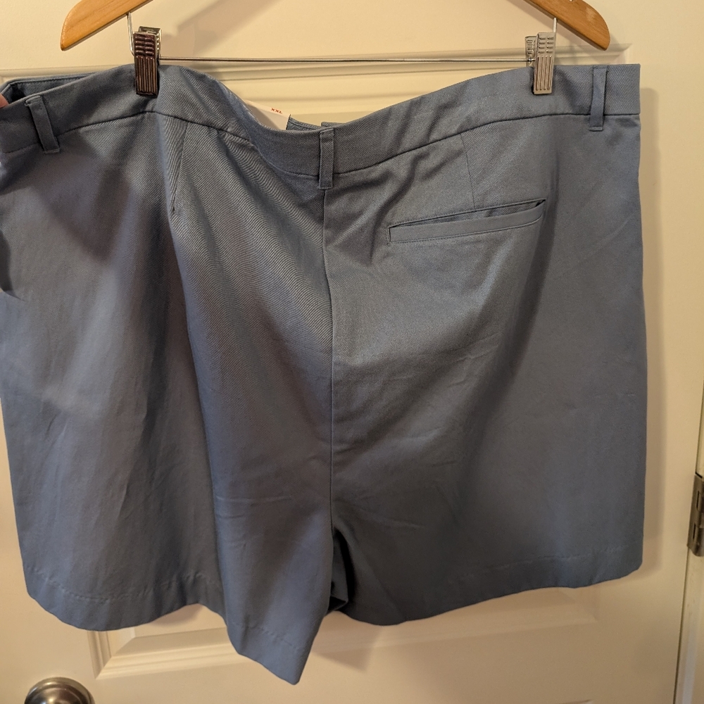 OLD NAVY Shorts in Light Blue Pleat Front High Rise 5 in Inseam Plus Size XXL - Picture 4 of 13